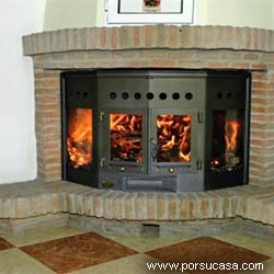 Venta de chimeneas leña rusticas economicas hogar casa